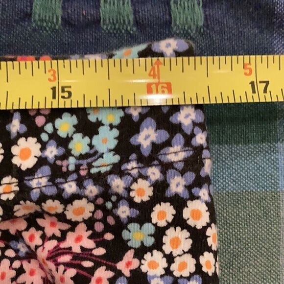 No boundaries szXXL Flower leggings yoga pant Blue yellow orange lavender white - Picture 6 of 13